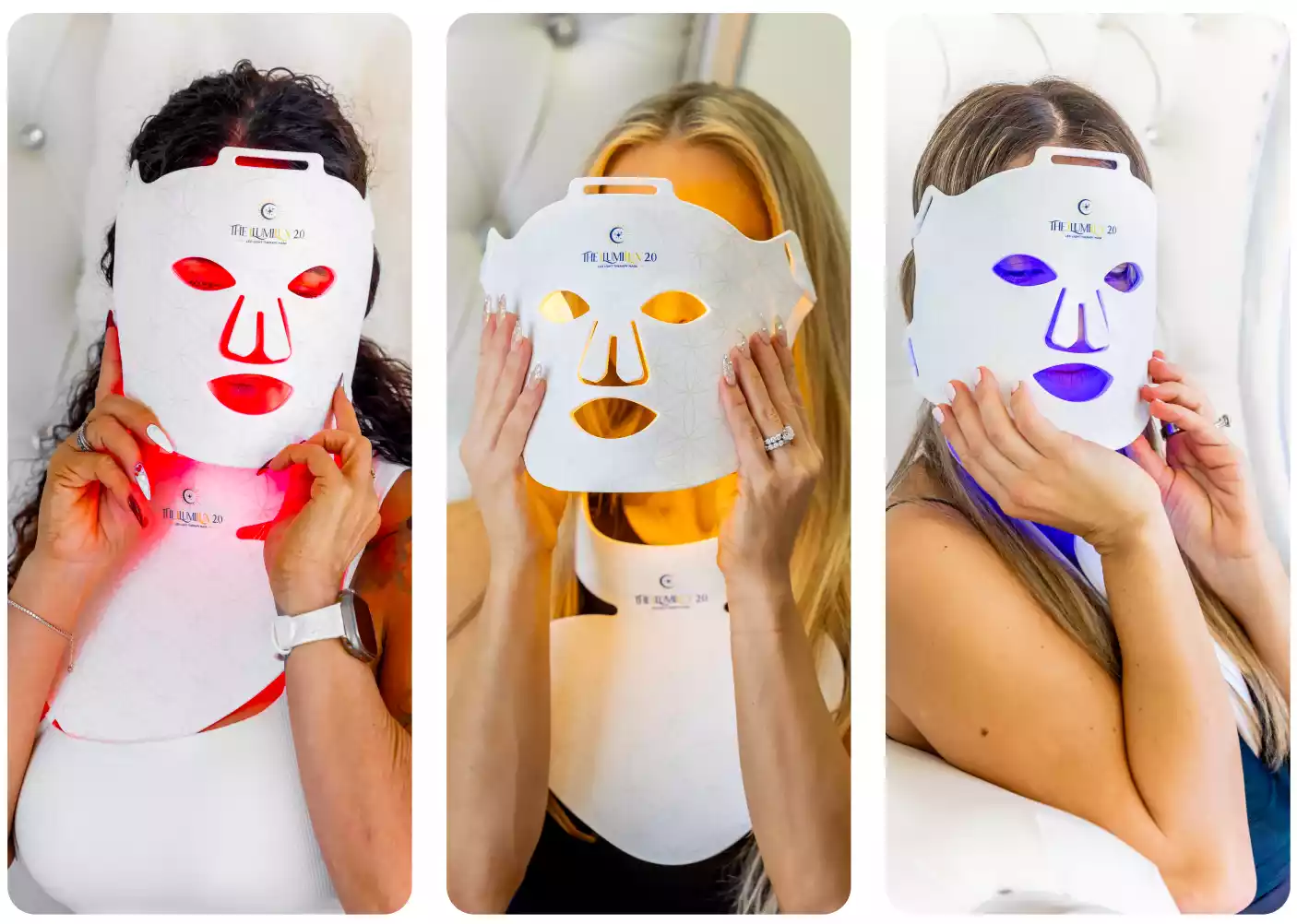 How the ILUMILUX 2.0 LED red light therapy mask works